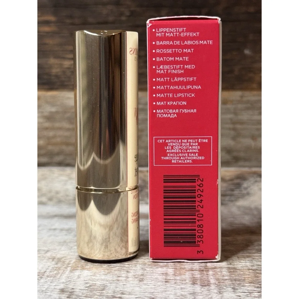 Clarins 738V Joli‎ Rouge Velvet Matte Lipstick | Royal Plum (Deep Mauve)